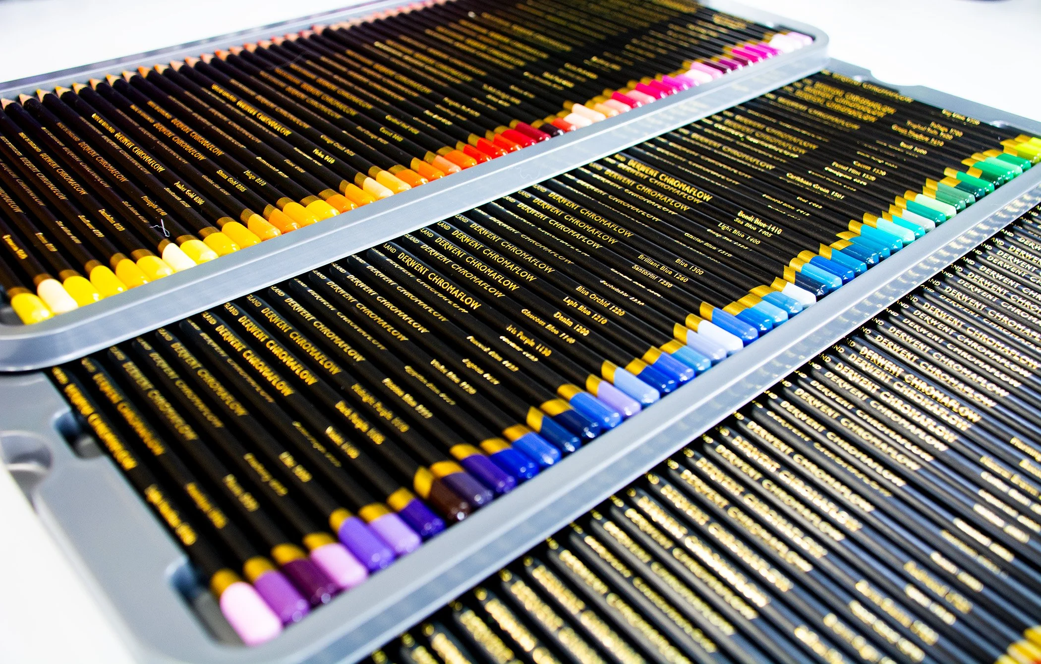 New Derwent Chromaflow 150 Set Of Coloured Pencils — The Art Gear